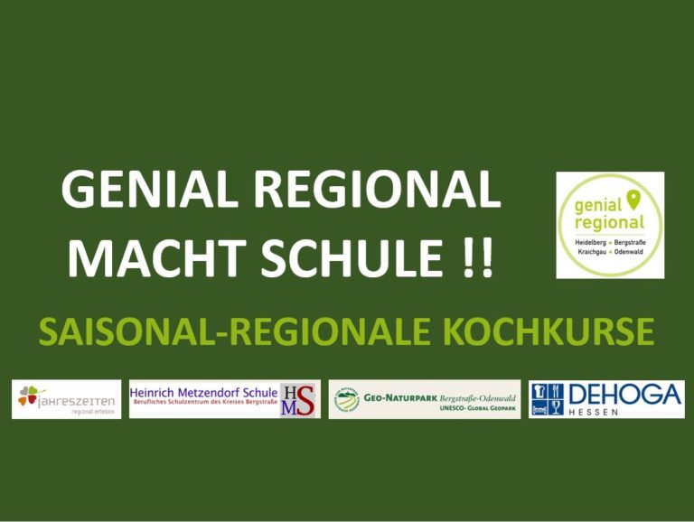 Projekt – Genial Regional macht Schule !!